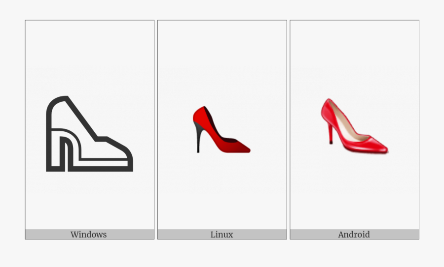 High-heeled Shoe On Various Operating Systems - Basic Pump, Transparent Clipart