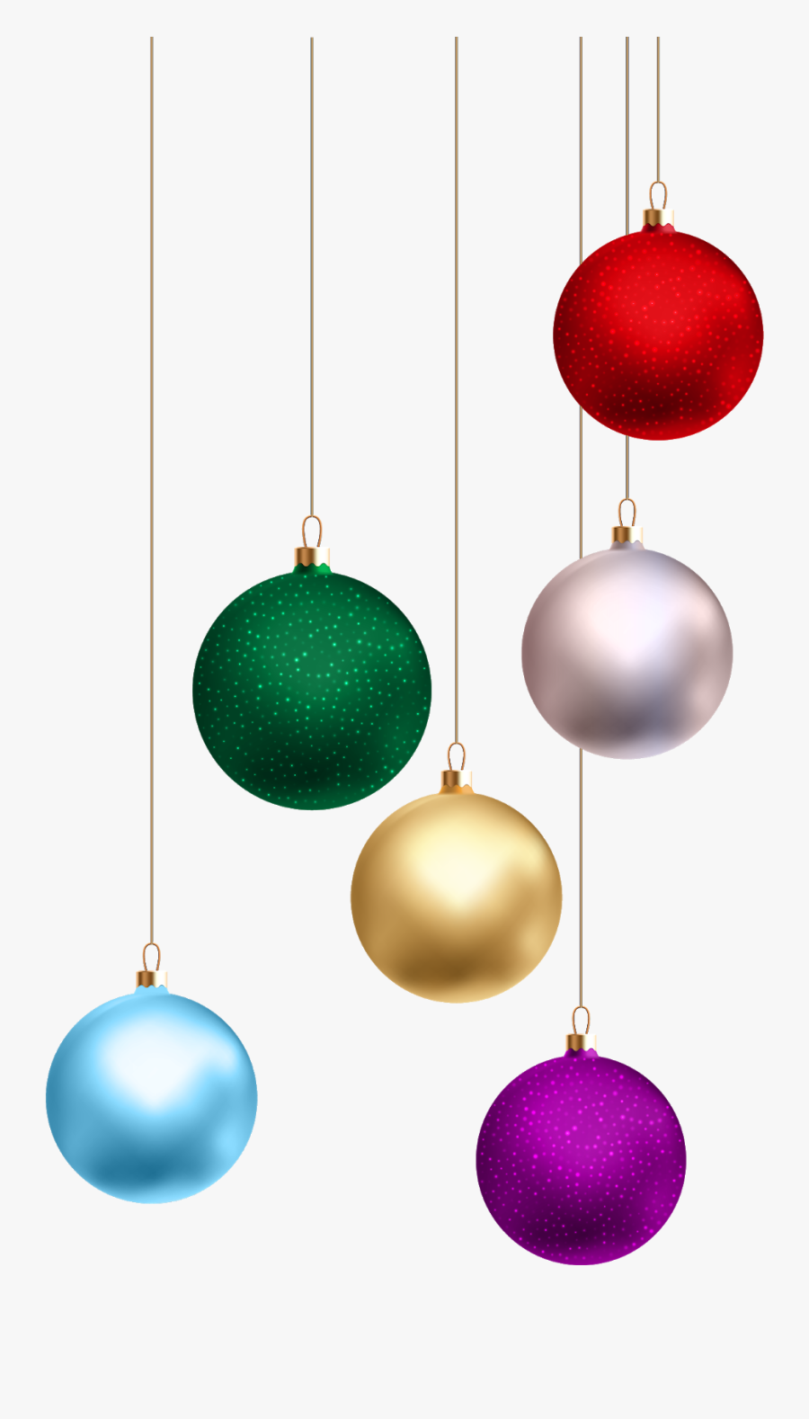 Christmas Hanging Ball - Clipart Transparent Christmas Balls Png, Transparent Clipart