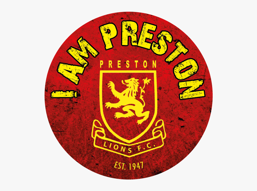 Lion Icon Png - Preston Lions Fc, Transparent Clipart