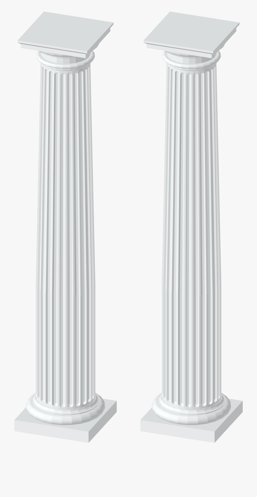Clip Art White Columns Transparent Png - Column, Transparent Clipart