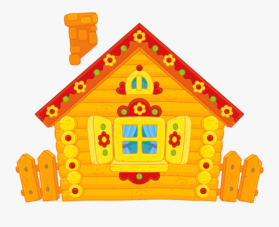 Winter Clipart Village - Russian House Clipart, Transparent Clipart