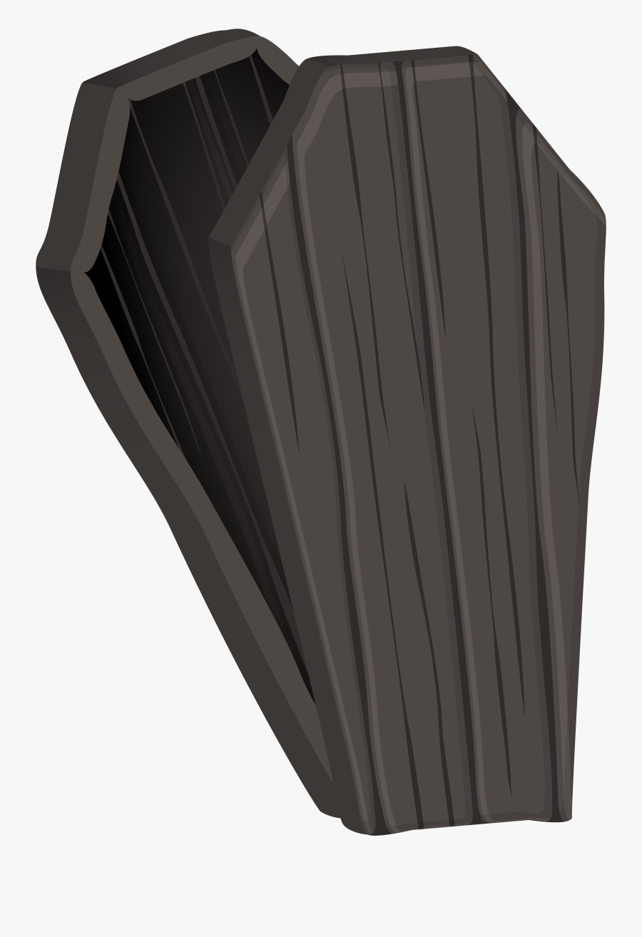 Coffin Clipart Wooden - Hardwood, Transparent Clipart