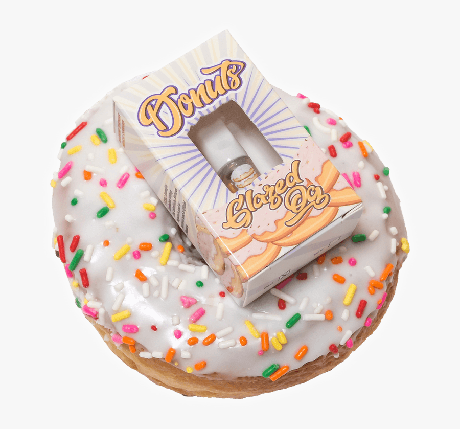 Transparent Glazed Donut Png - Birthday Cake, Transparent Clipart
