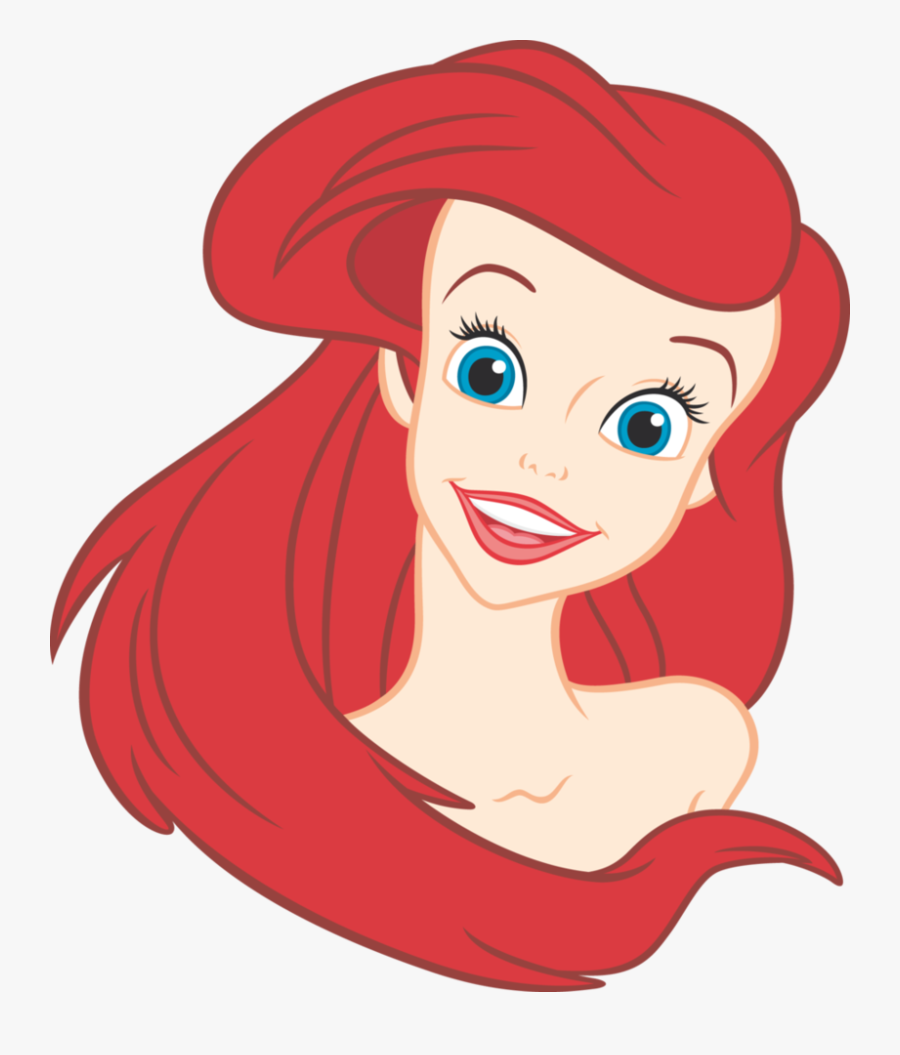 Ariel By Ireprincess - Disney Princess Ariel Face, Transparent Clipart