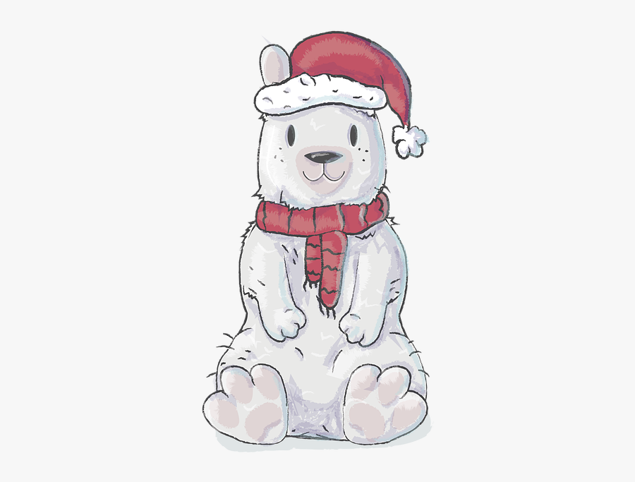 Christmas, Christmas Themes, Polar Bear, Bear, Motif - Christmas Day, Transparent Clipart
