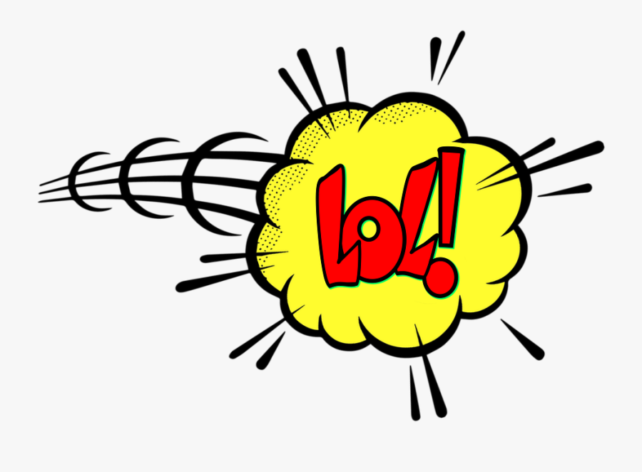 Lol, Comic, Comic Bubble, Action, Funny, Fun, Laugh, Transparent Clipart