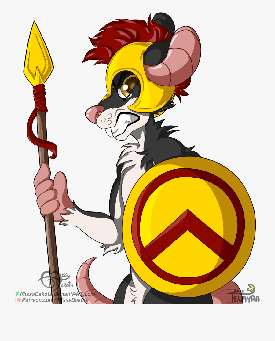 Rat Of War - Cartoon, Transparent Clipart