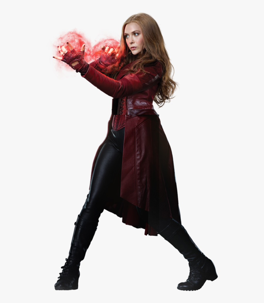 Wanda Witch Elizabeth America - Avengers Scarlet Witch Png, Transparent Clipart