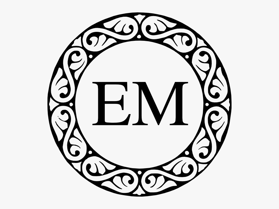 Letter J Monogram Clipart, Transparent Clipart