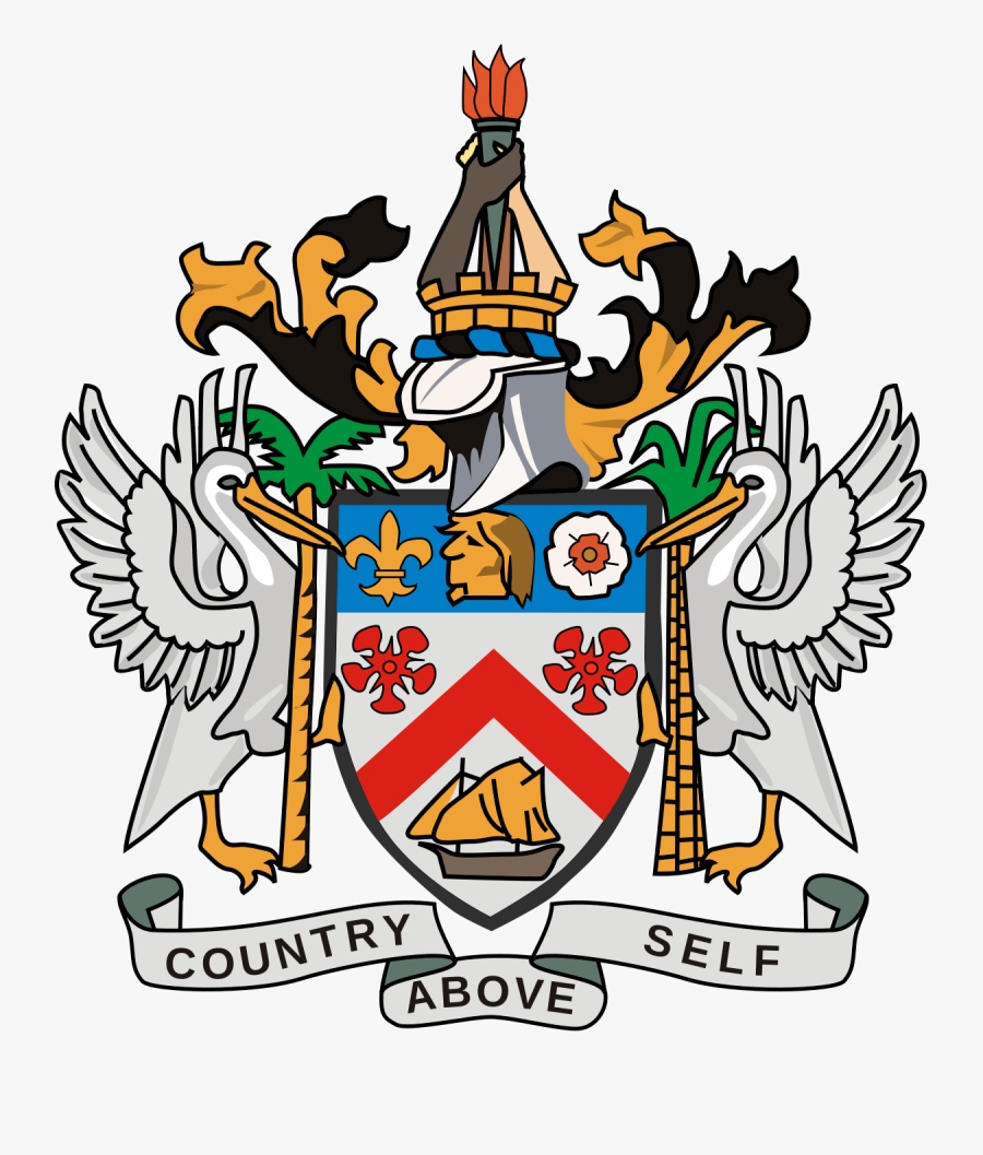 Monarchy Government Clipart 6 By Elizabeth - St Kitts National Coat Of Arms, Transparent Clipart