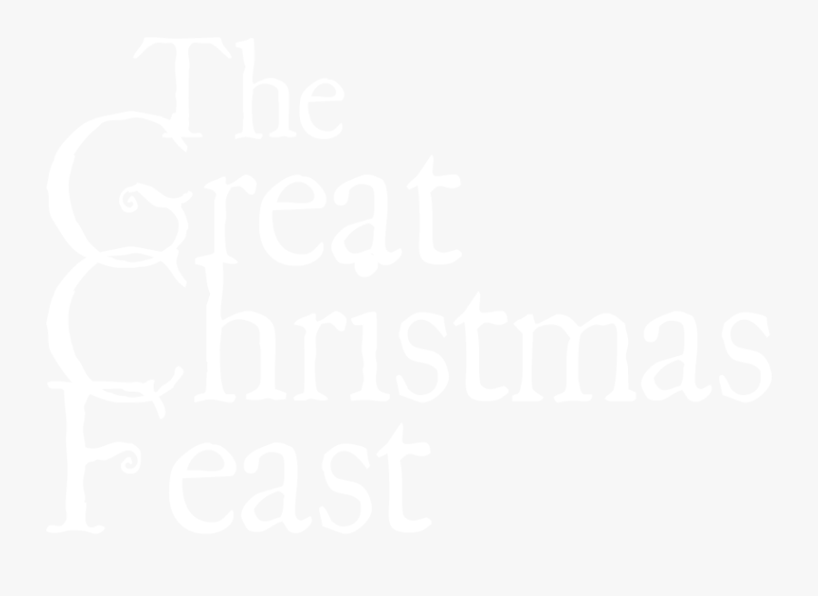 The Great Christmas Feast - Calligraphy, Transparent Clipart