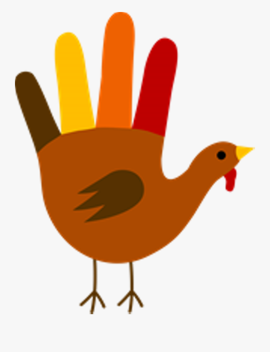 Hand Turkey Clipart, Transparent Clipart