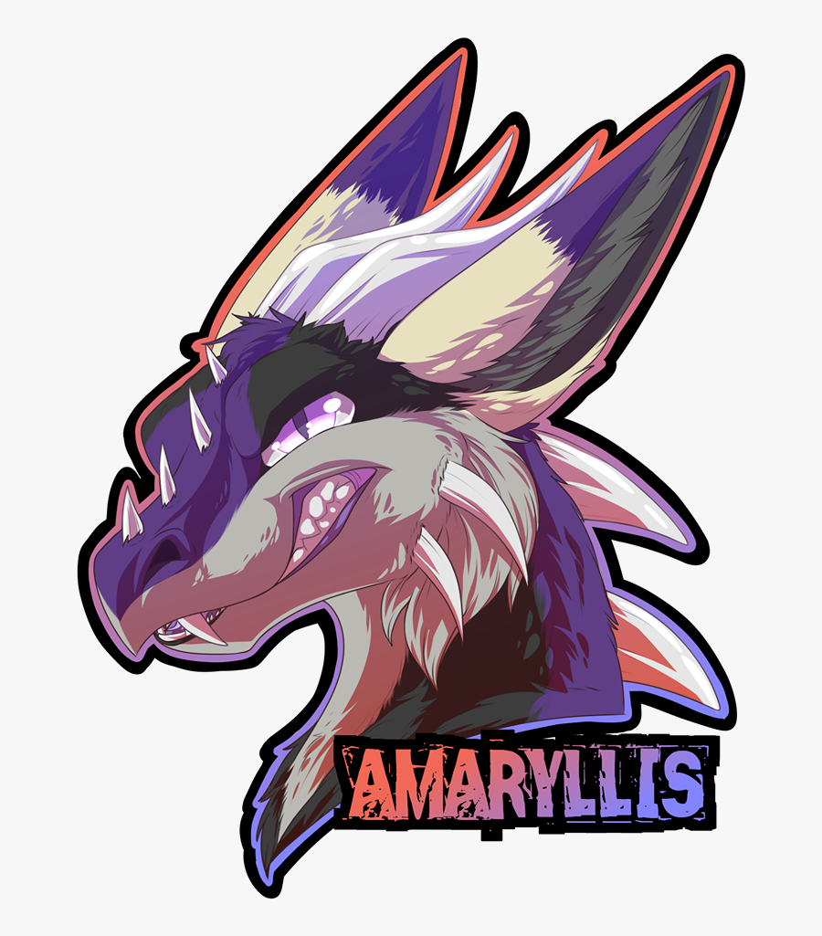 Amaryllis Badge Illustration , Free Transparent Clipart