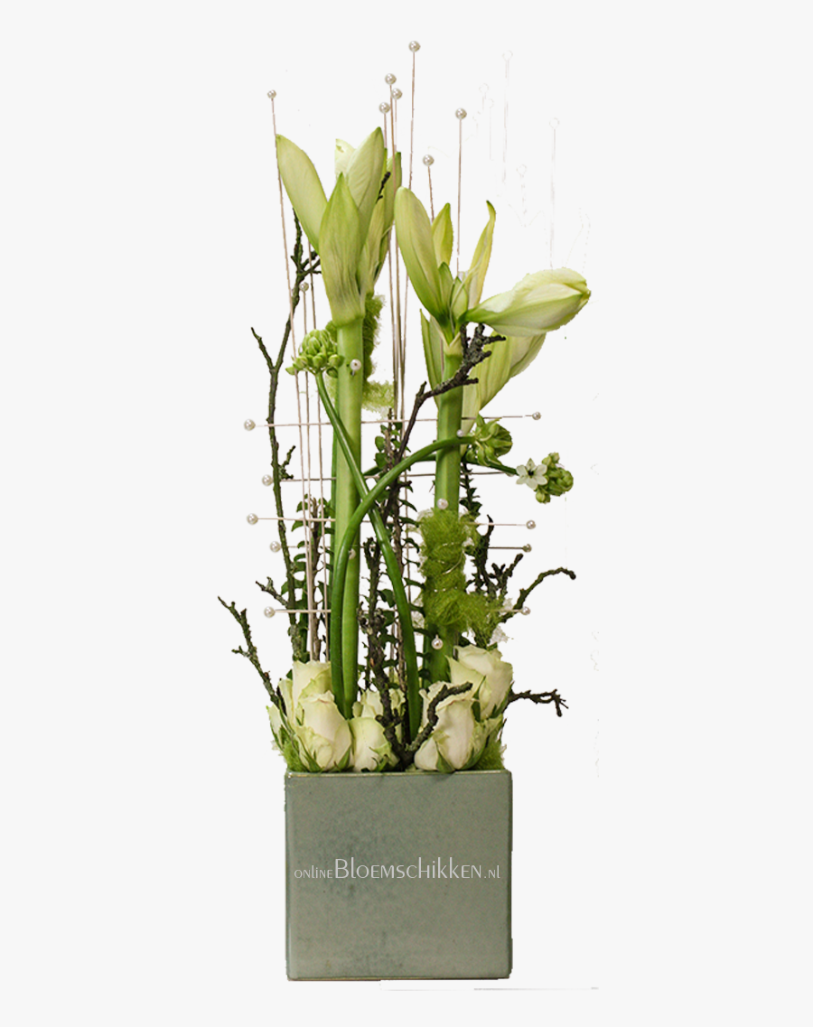 Amaryllis Arrangement Winter Floral Arrangements, Christmas, Transparent Clipart