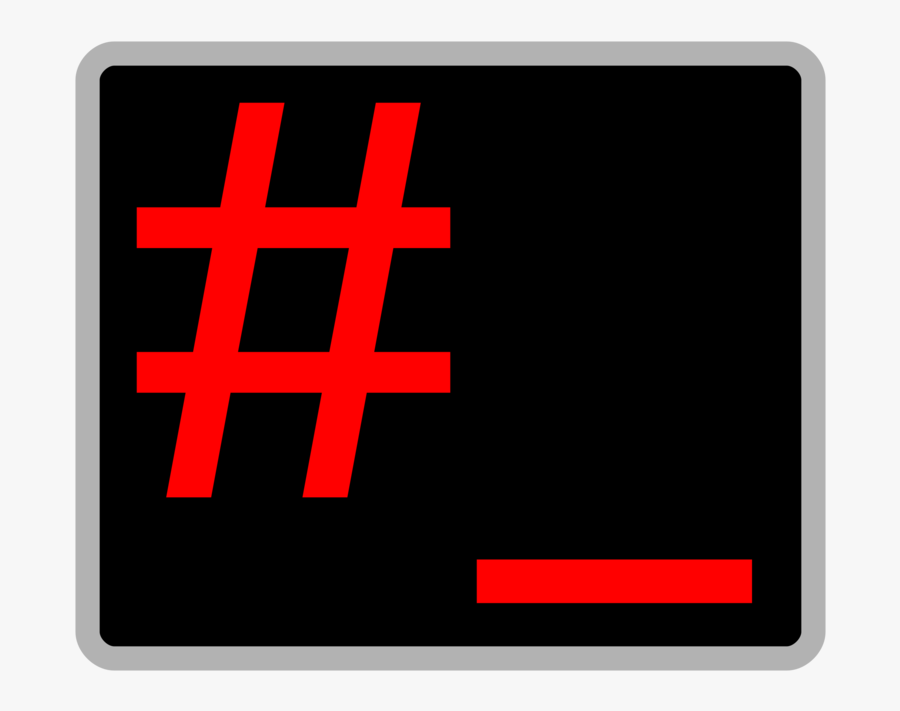 Area,text,display Device - Linux Root Terminal Icon, Transparent Clipart