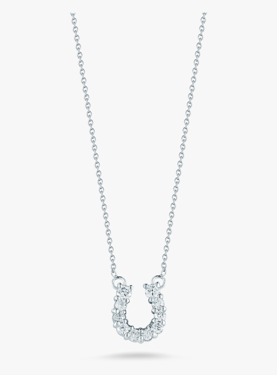 Super Italian Gold Horseshoe Pendant With Diamond- - Locket, Transparent Clipart