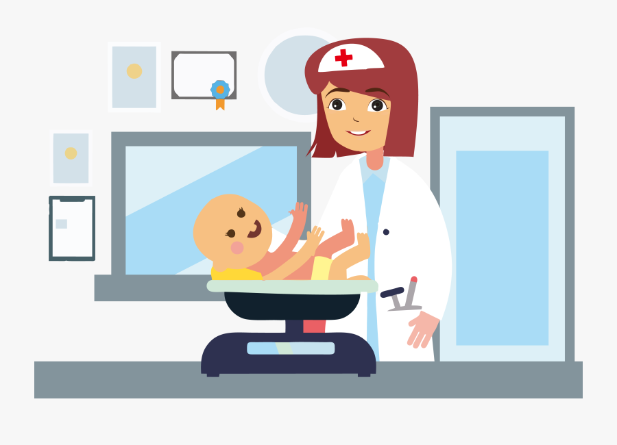 Infant Physician Pediatrics Hospital - Baby In Hospital Clipart, Transparent Clipart