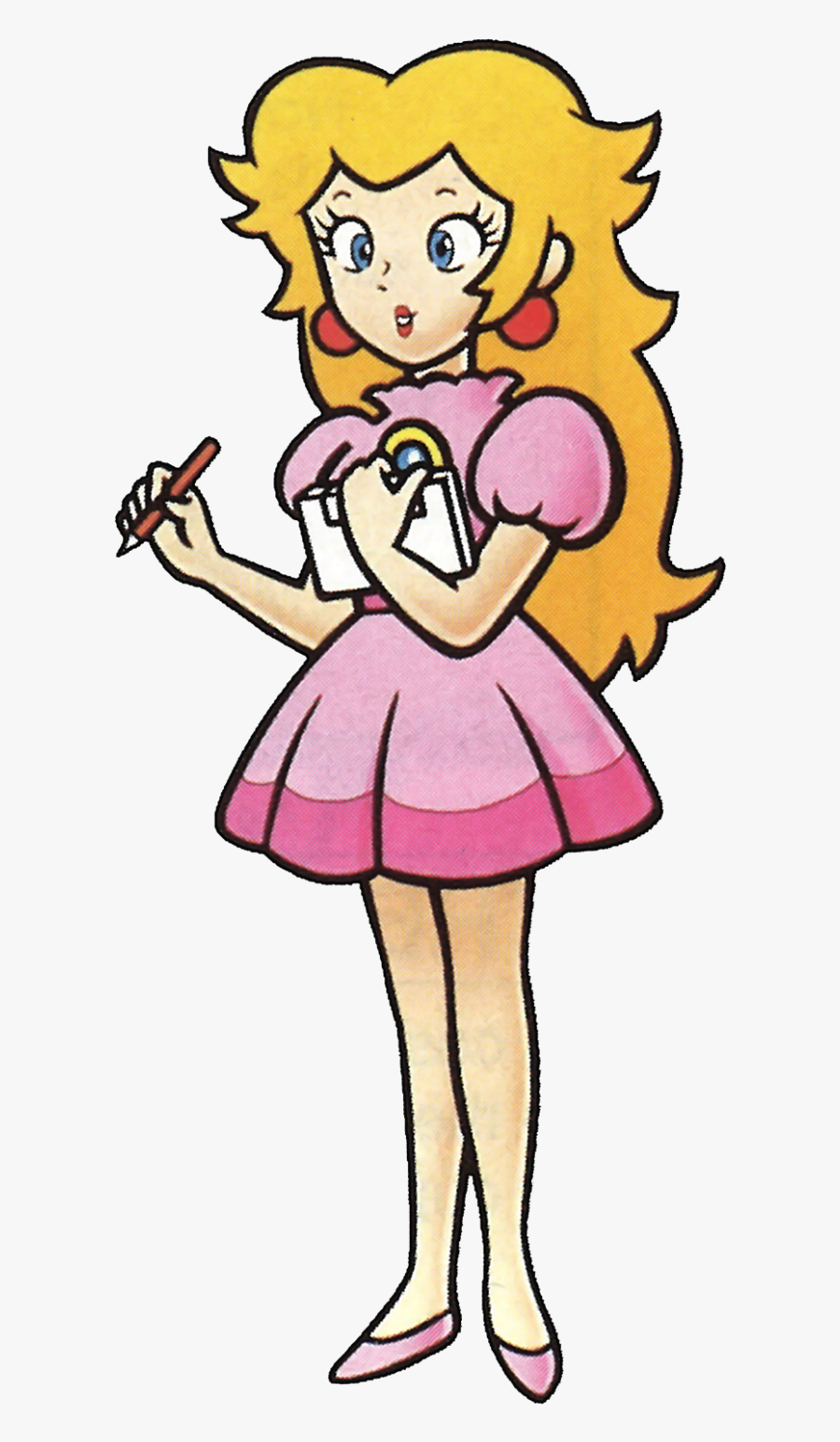 Princess Peach Clipart Overalls - Princess Peach Mario Golf, Transparent Clipart