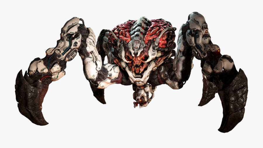 Transparent Doomguy Png - Doom Spider Mastermind, Transparent Clipart