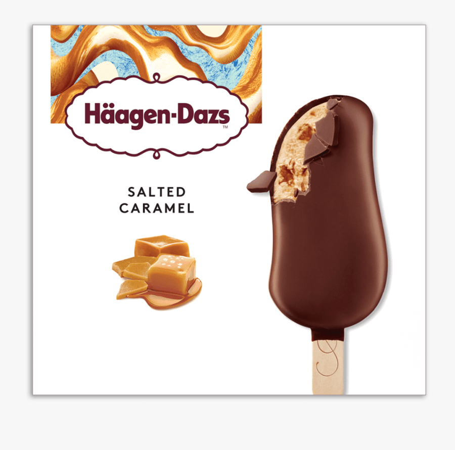 Salted Caramel Stickbar Mpk Sh - Haagen Dazs Caramel Biscuit, Transparent Clipart