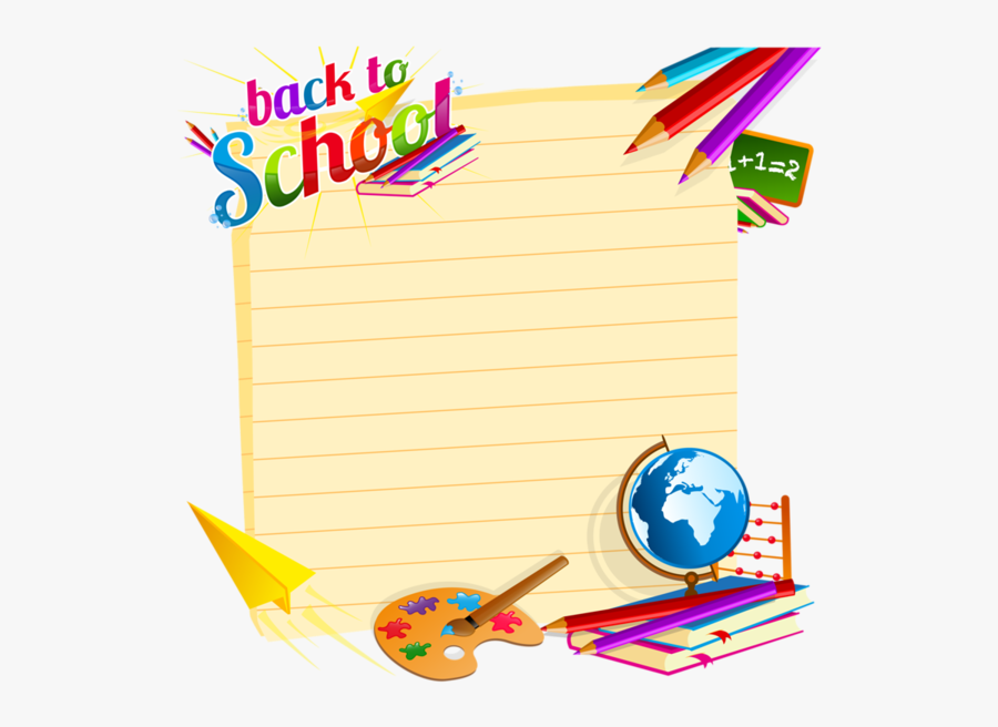 Back To School Frame Clipart , Png Download - Welcome Back To School Border, Transparent Clipart