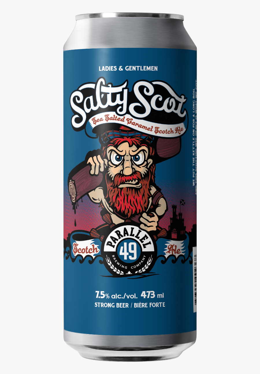 Salty Scot 473ml 3d Mock - Parallel 49, Transparent Clipart