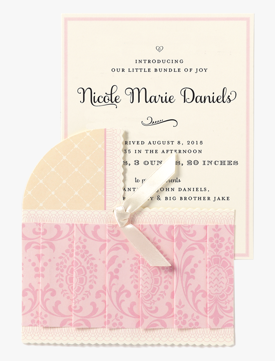 Clip Art Bassinet Anna Griffin - Motif, Transparent Clipart