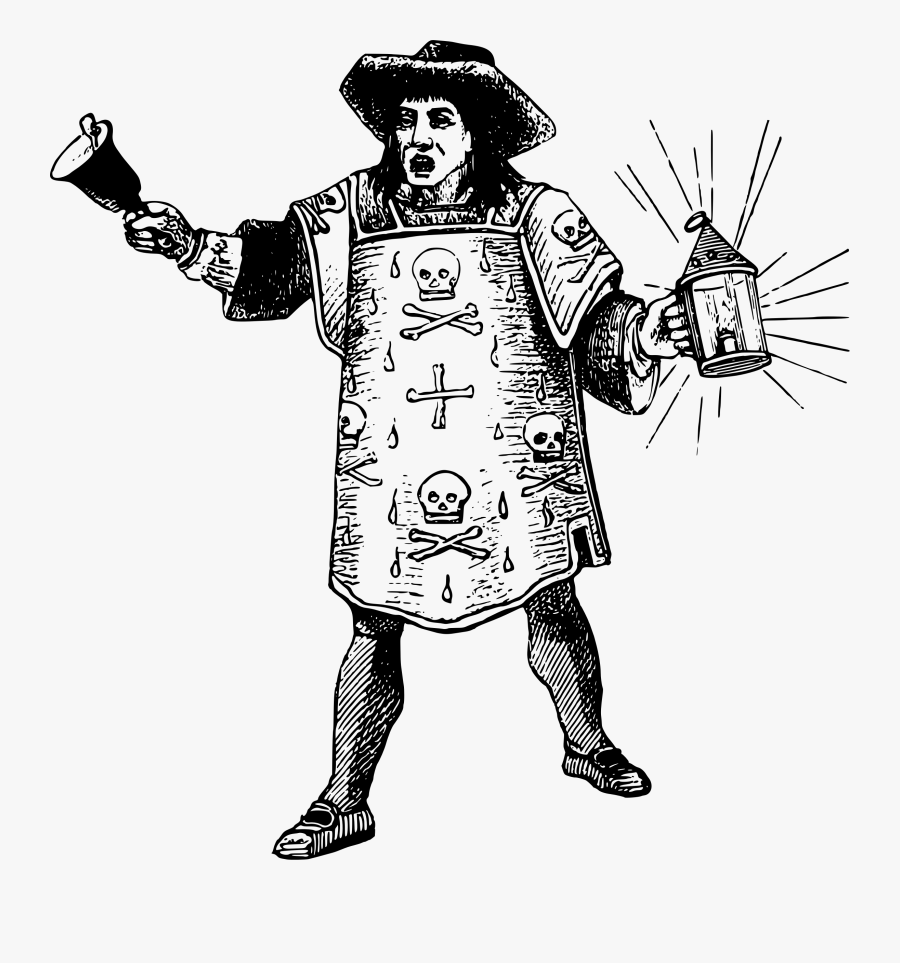 Medieval Clipart Medieval Town - Medieval Town Crier Costume, Transparent Clipart