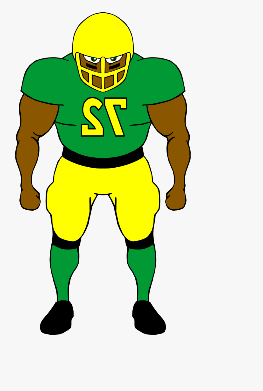 Transparent Football Jerseys Clipart - American Football Player Clipart, Transparent Clipart