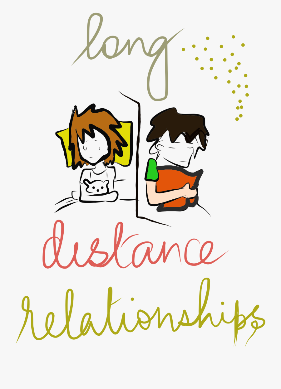 How To Make A Long Distance Relationship Work - Cartoon Long Distance Relationship, Transparent Clipart