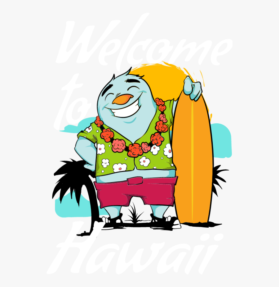 Hawaii Welcome Cartoons , Transparent Cartoons - Hawaii, Transparent Clipart