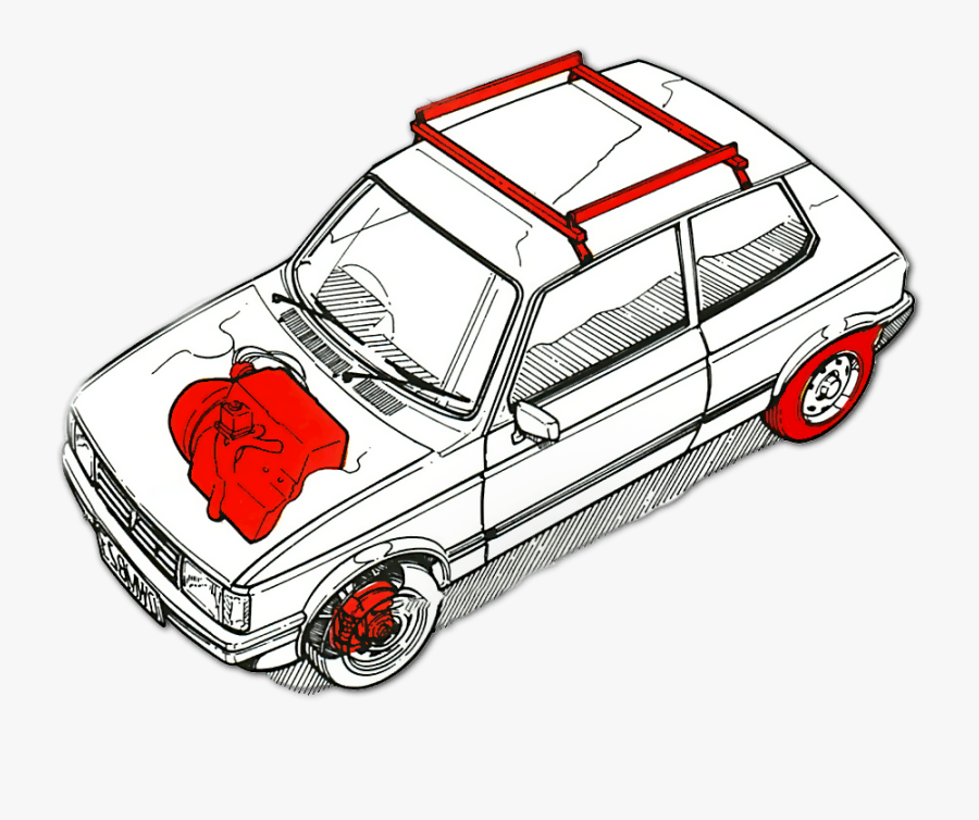 City Car, Transparent Clipart
