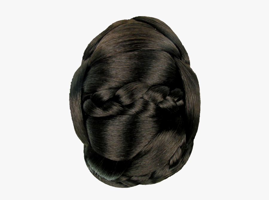 Image Library Bow Clip Hair Style - Bun, Transparent Clipart