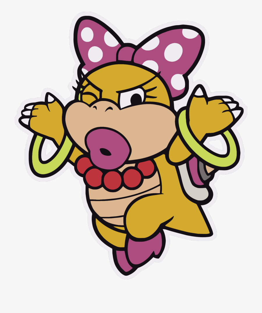 Check My How To Overcome The Scary - Paper Mario Color Splash Wendy, Transparent Clipart