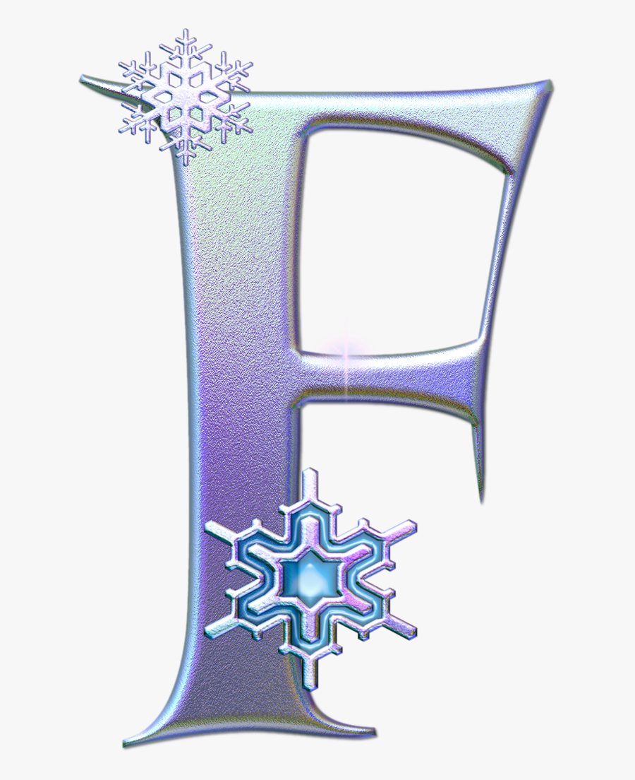 Frozen Letter F Png, Transparent Clipart