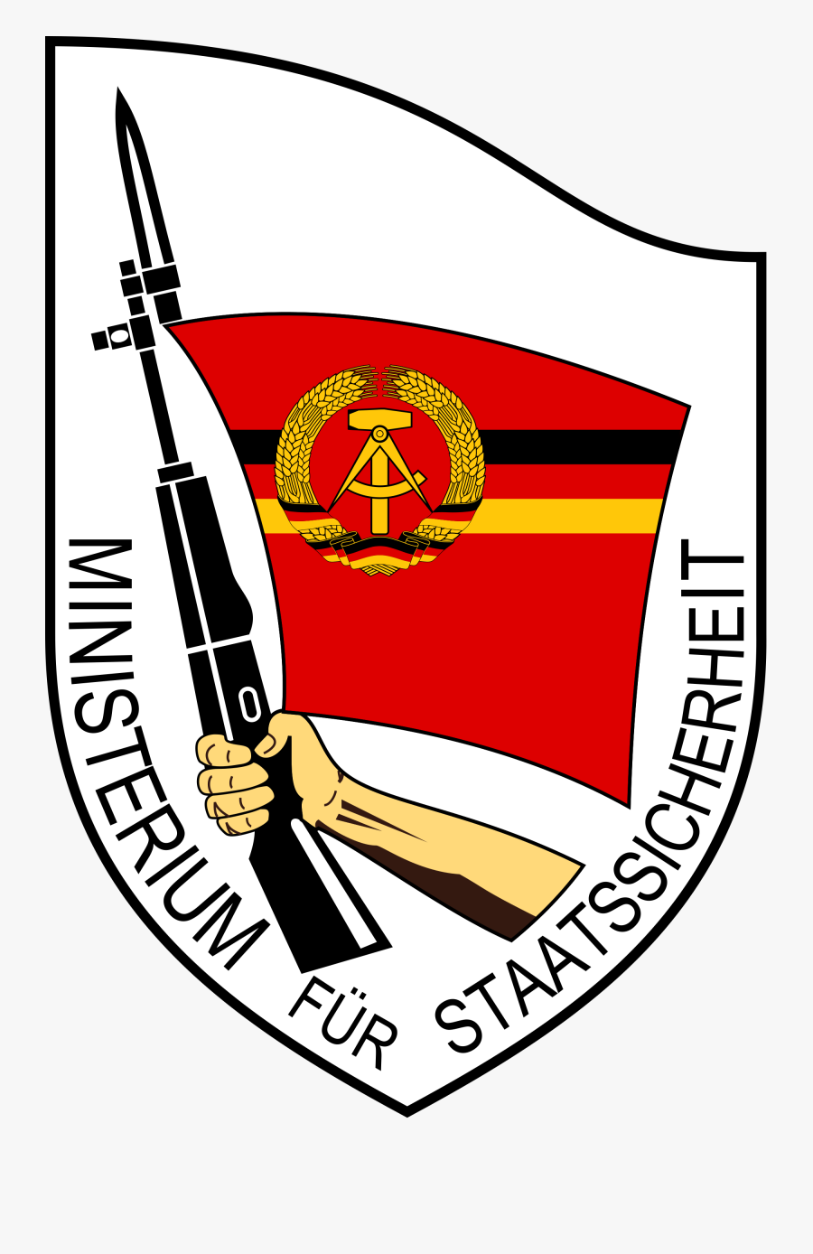 Stasi Wikipedia Emblem Stasisvg - Ministerium Für Staatssicherheit, Transparent Clipart