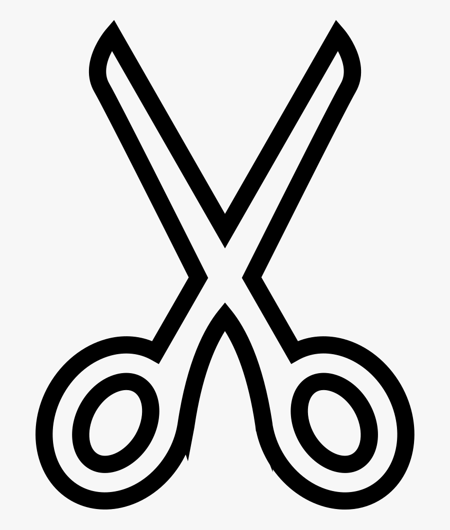 Scissors Template Clipart , Png Download - Scissors Template, Transparent Clipart