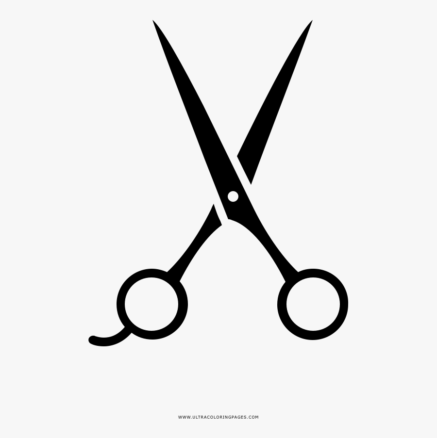 Clip Art Tesoura Clipart - Beauty Bar Black And White Scissors, Transparent Clipart