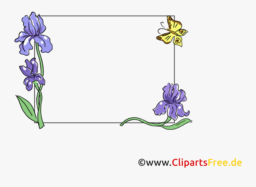 Galerie Clipart Openoffice - Rahmen Mit Blumen, Transparent Clipart