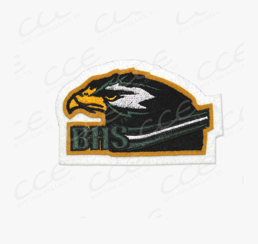 Birdville Hs Hawks Sleeve Mascot - Emblem, Transparent Clipart