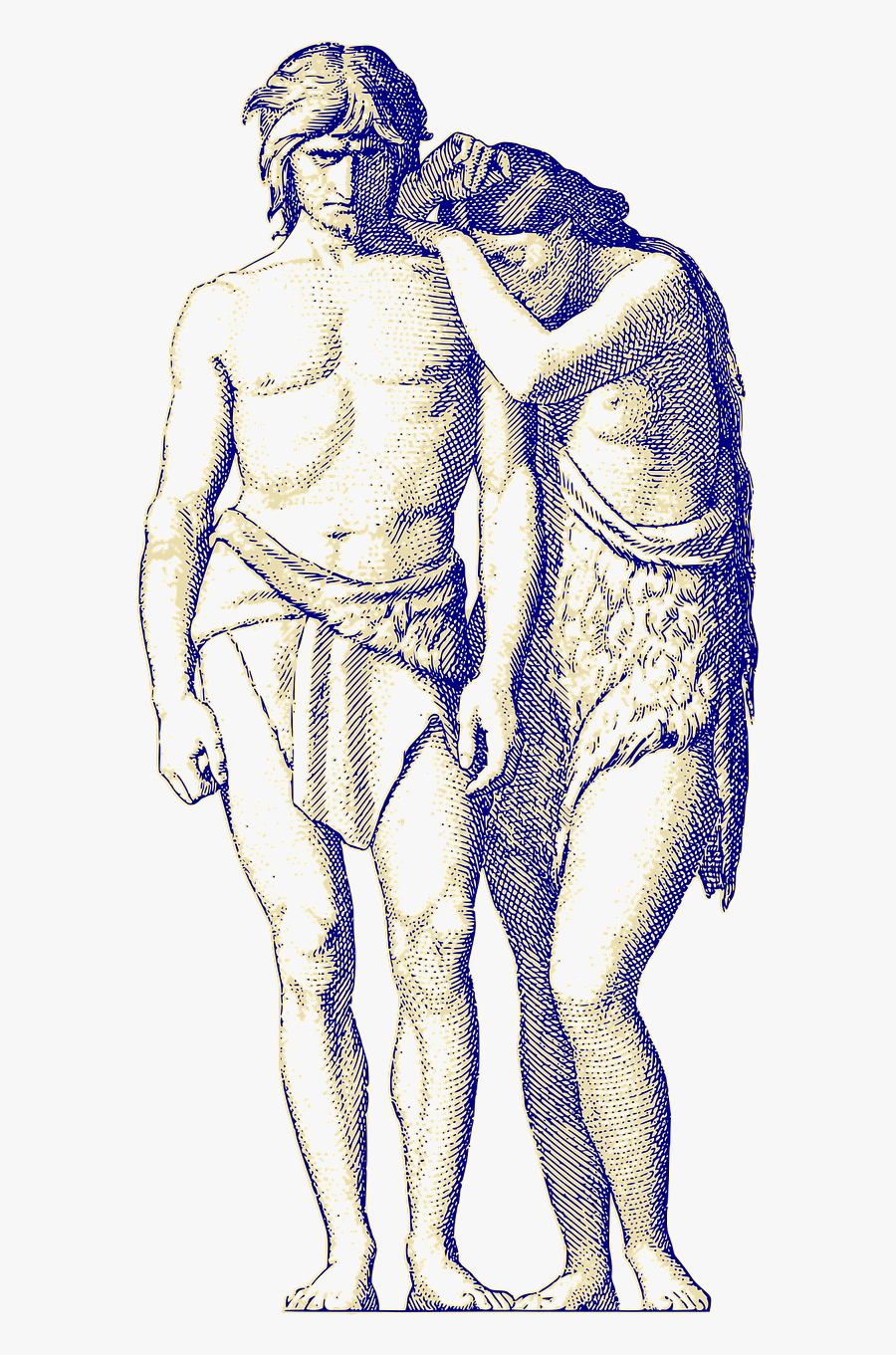 Transparent Clipart Of Adam And Eve - Adam And Eve Png, Transparent Clipart