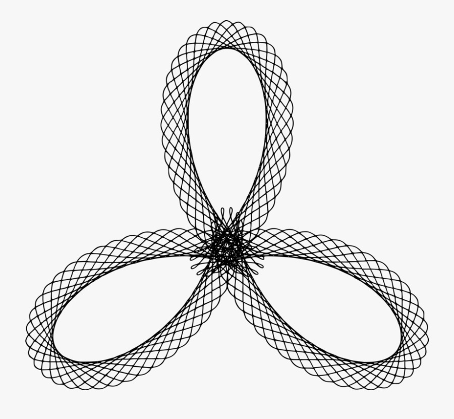 Line Art,symmetry,symbol - Spirograph, Transparent Clipart