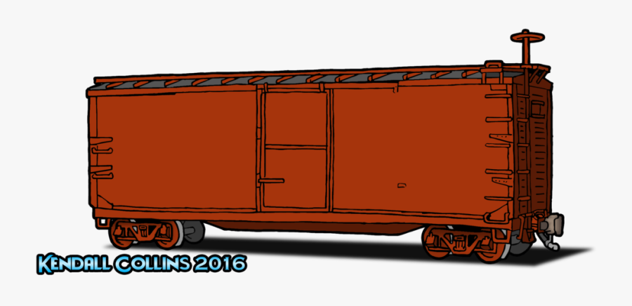 Transparent Cargo Train Clipart - Freight Car, Transparent Clipart