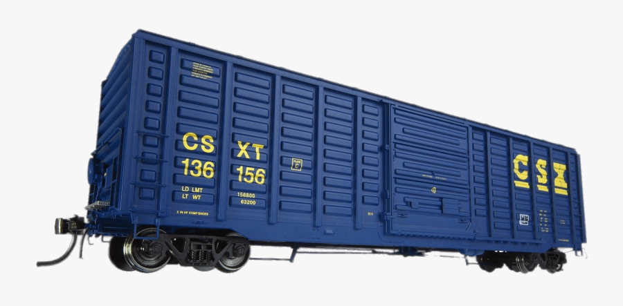 Dark Blue Boxcar - Rail Transport, Transparent Clipart