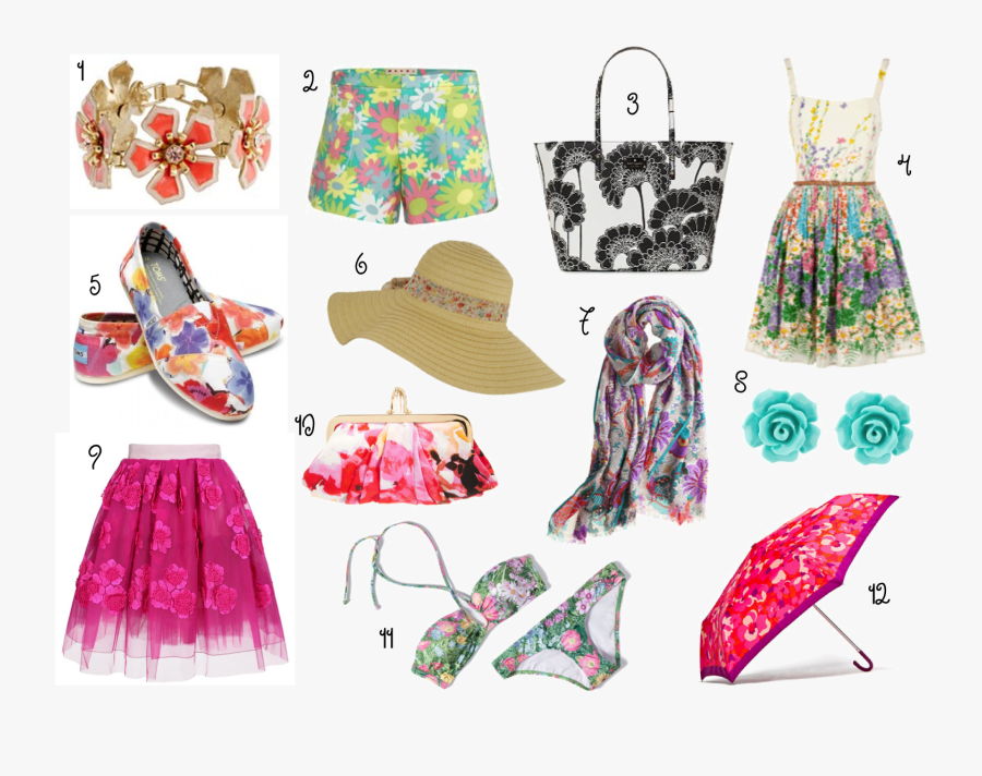 Japanese Umbrella Png -crew, Flower Patch Bracelet - Day Dress, Transparent Clipart