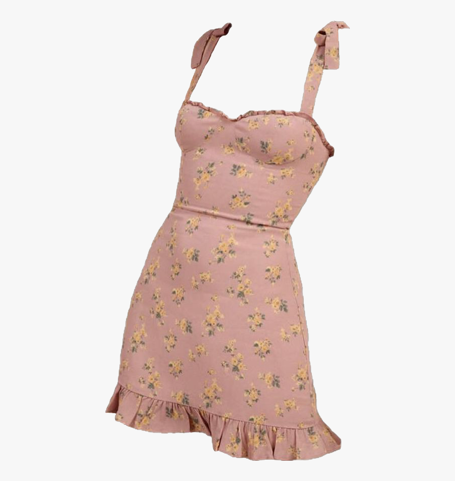 #sundress #dress #pink #lanadelreyaesthetic #lanadelreymood - Aesthetic Sundress, Transparent Clipart