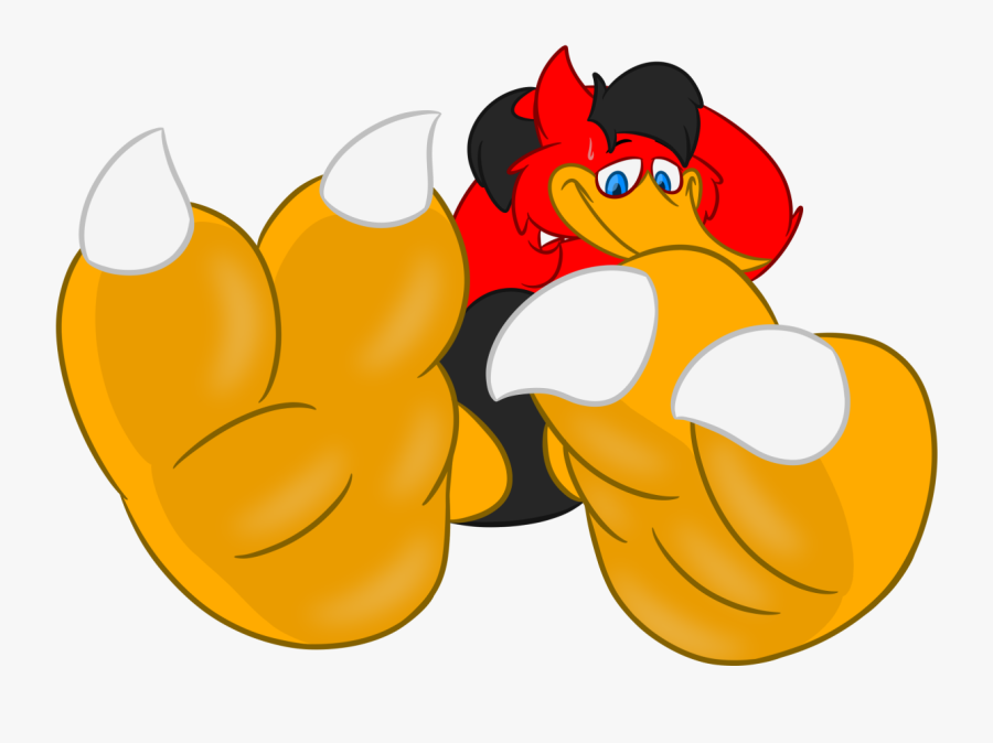 Matts Big Bird Feet - Cartoon, Transparent Clipart