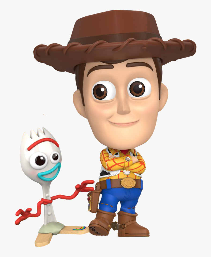 Toy Story - Forky Y Woody Png, Transparent Clipart