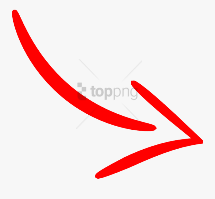 Drawn Red Arrow Transparent, Transparent Clipart