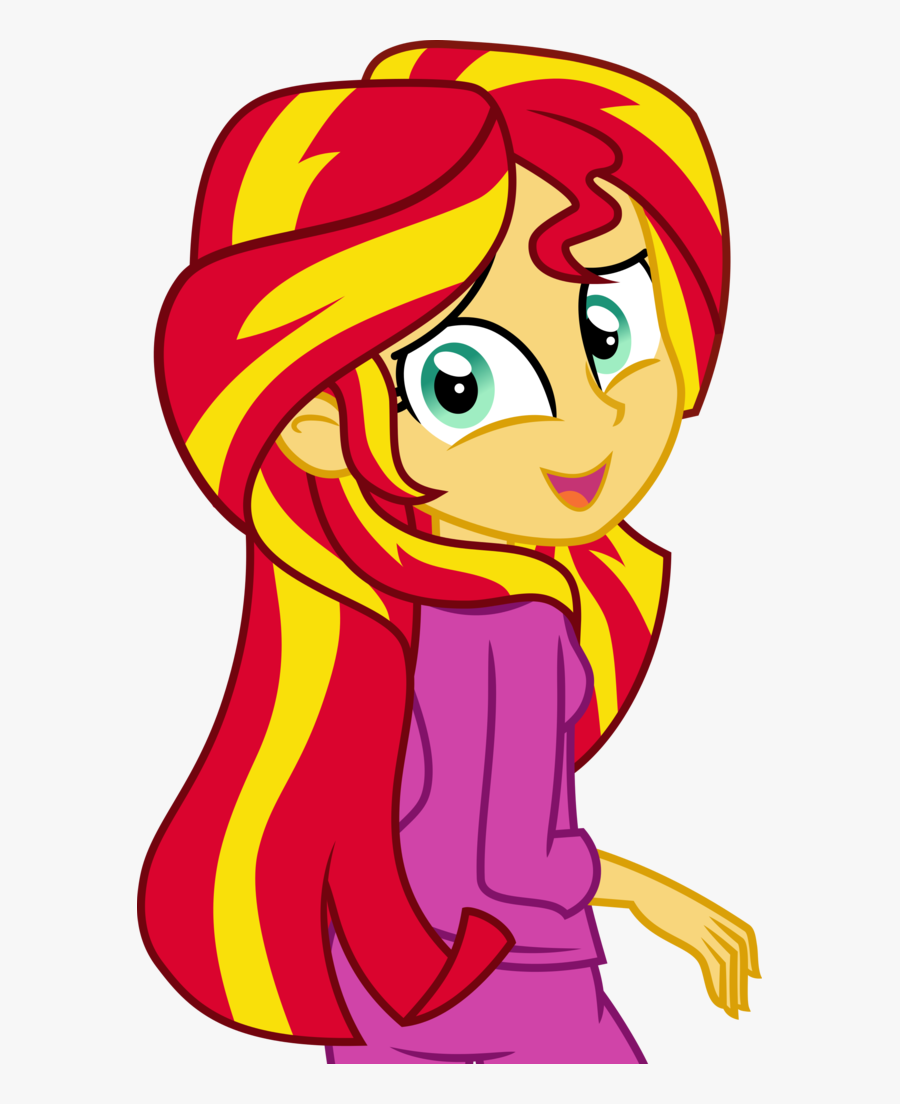 Artist Katequantum Clothes Cute Equestria Girls - Sunset Shimmer Pijama, Transparent Clipart